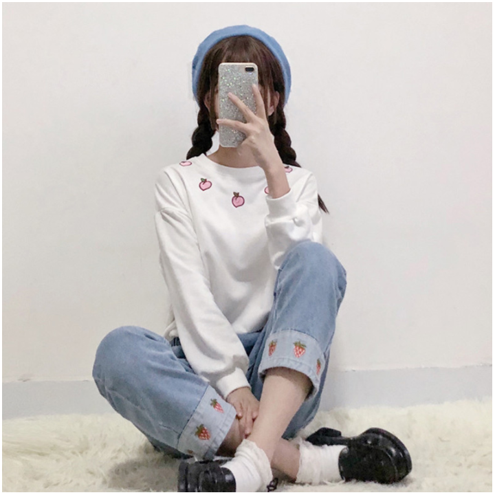 Vêtements japonais et coréens pour filles - Vêtements japonais et coréens pour filles - Jean Ourlet Ichigo