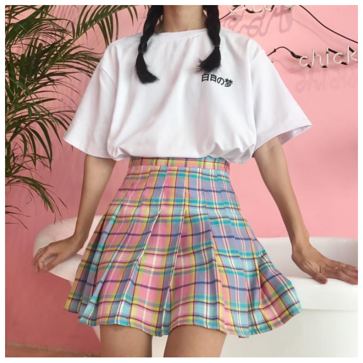 Vêtements japonais et coréens pour filles - Jupes japonaises et coréennes pour femmes - Jupe Ecolière Kyandī