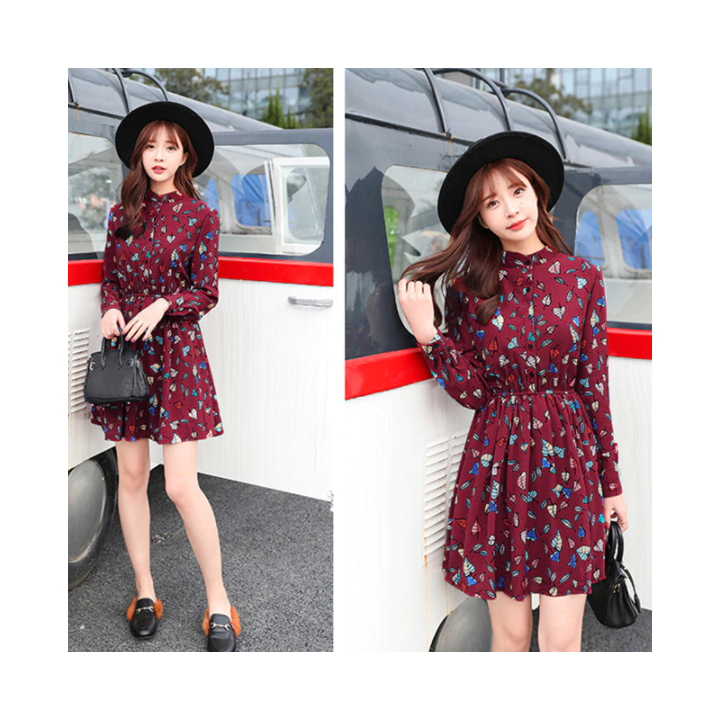 Robe Burgundy Aki