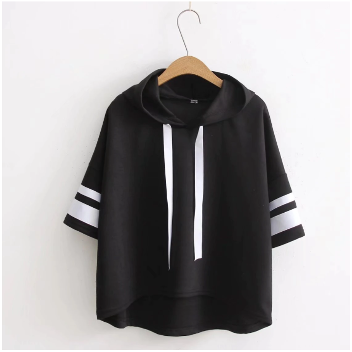 Vêtements japonais et coréens pour filles - T-Shirts japonais et coréens pour femmes - T-shirt Asurechikku