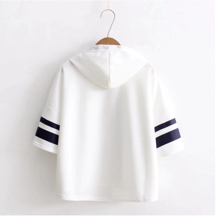 Vêtements japonais et coréens pour filles - T-Shirts japonais et coréens pour femmes - T-shirt Asurechikku