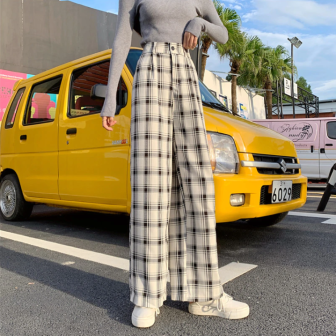 Pantalons à Carreaux Gurē