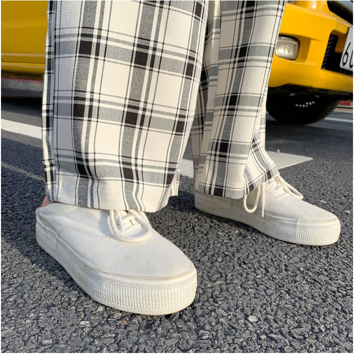 Pantalons à Carreaux Gurē