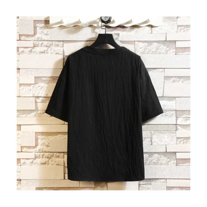 Vêtements japonais et coréens pour garçons - T-shirt japonais et coréens pour hommes - T-shirt Shōjiki