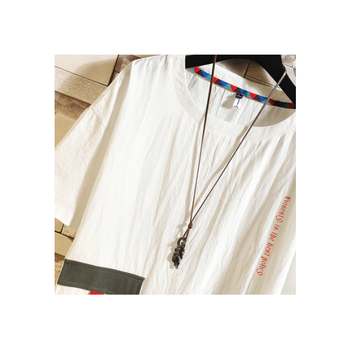 Vêtements japonais et coréens pour garçons - T-shirt japonais et coréens pour hommes - T-shirt Shōjiki