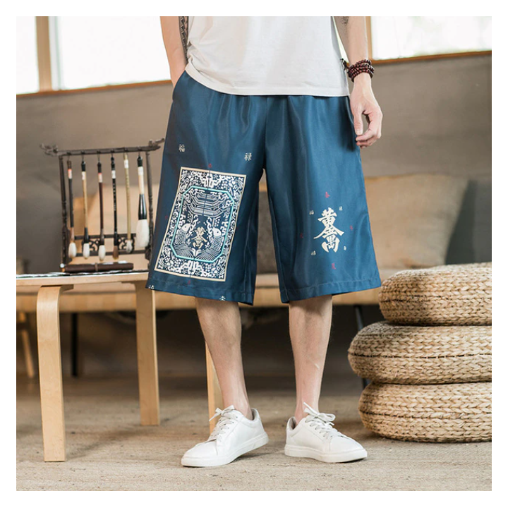 Vêtements japonais et coréens pour garçons - Pantalons japonais et coréens pour hommes - Short Sentō