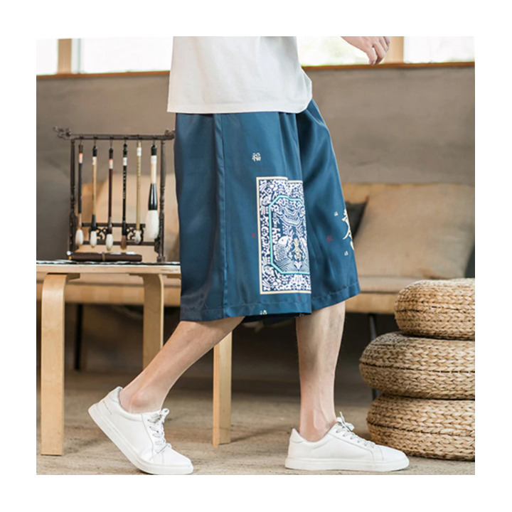 Vêtements japonais et coréens pour garçons - Pantalons japonais et coréens pour hommes - Short Sentō
