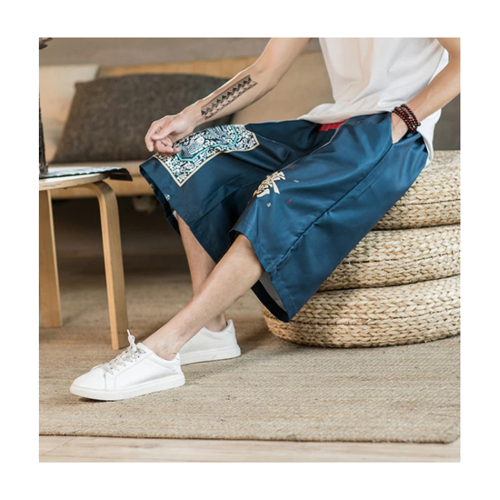 Vêtements japonais et coréens pour garçons - Pantalons japonais et coréens pour hommes - Short Sentō