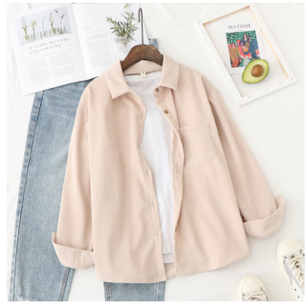 Chemise Velour Bēju