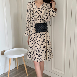 Vêtements japonais et coréens pour femmes - Robes japonaises et coréennes pour femmes - Robe Volanté Furōraru