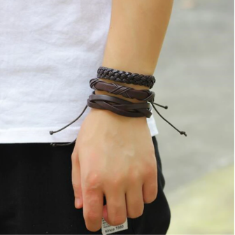 Lot de 6 Bracelet Tressés