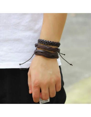 Lot de 6 Bracelet Tressés