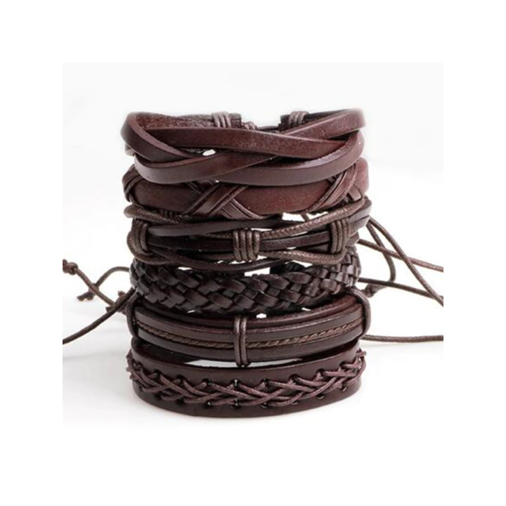 Lot de 6 Bracelet Tressés