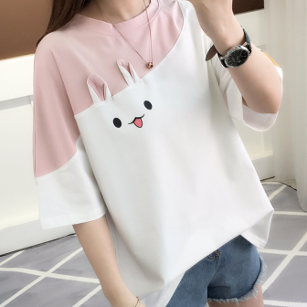 T-shirt Rose Rabitto