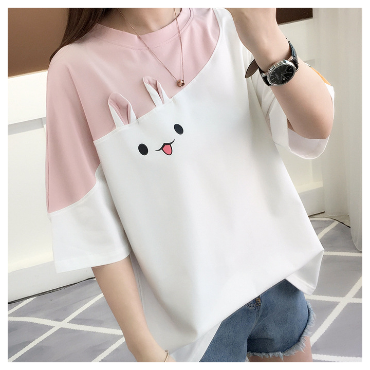 T-shirt Rose Rabitto