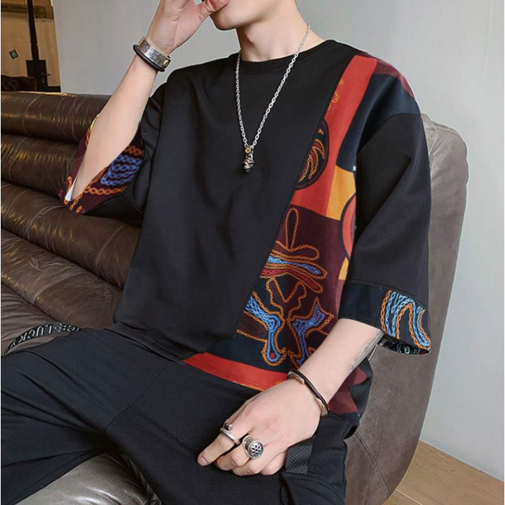 T-Shirt Patchwork Etonī