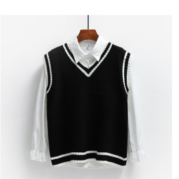 Gilet Sans Manches Preppy