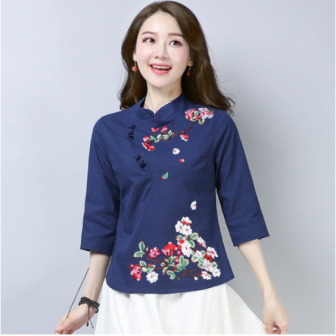 Chemisier Broderie Hana