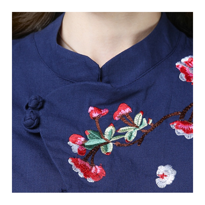 Chemisier Broderie Hana