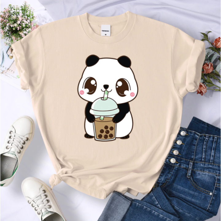 T-shirt Kawaii Panda Mirukusēki