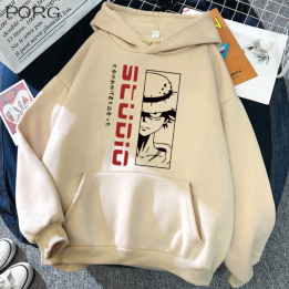 Vêtements japonais et coréens pour homme - Sweats japonais et coréens pour hommes - Sweat Shirt Bēju Luffy