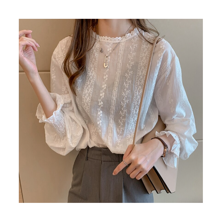 Vêtements japonais et coréens pour filles - Tops japonais et coréens pour femmes - Chemisier Léger Furōraru