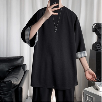 Vêtements japonais et coréens pour garçons - T-shirt japonais et coréens pour hommes - T-shirt Supuringu