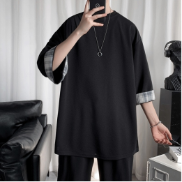 Vêtements japonais et coréens pour garçons - T-shirt japonais et coréens pour hommes - T-shirt Supuringu