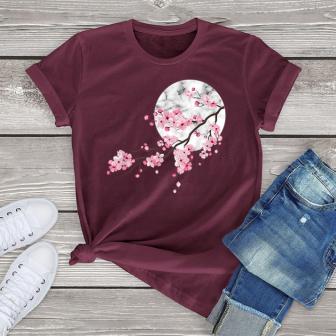 T-shirt Burgundy Serīsu