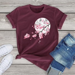 T-shirt Burgundy Serīsu
