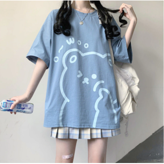 T-shirt Bleu Burūbea