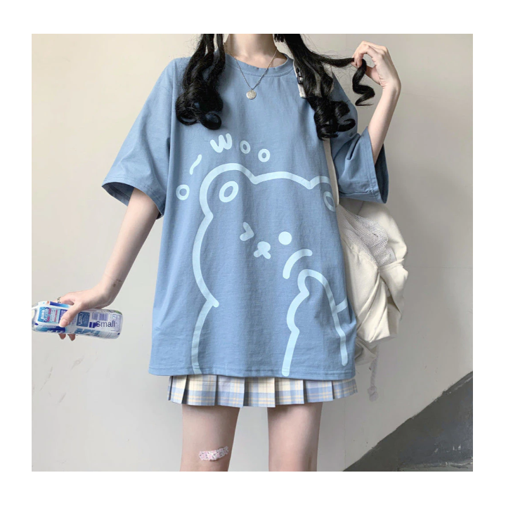 T-shirt Bleu Burūbea
