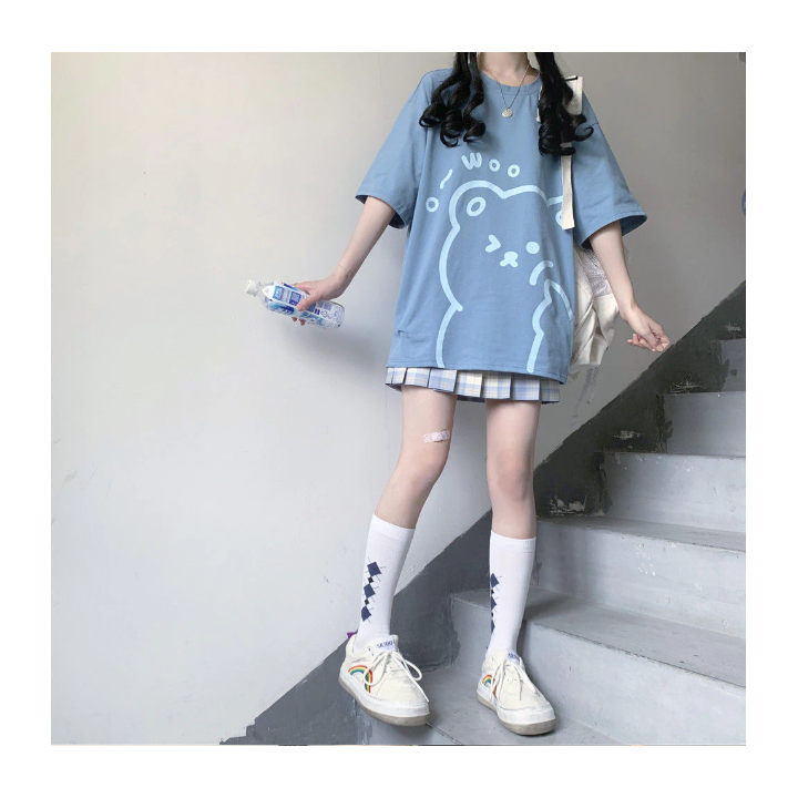 T-shirt Bleu Burūbea