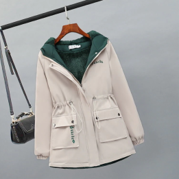 Parka à Fourrure Verte Midori