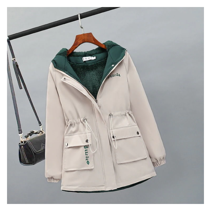 Parka à Fourrure Verte Midori