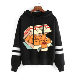 Vêtements japonais et coréens pour femmes - Sweat à Capuche Kitty Nagettsu