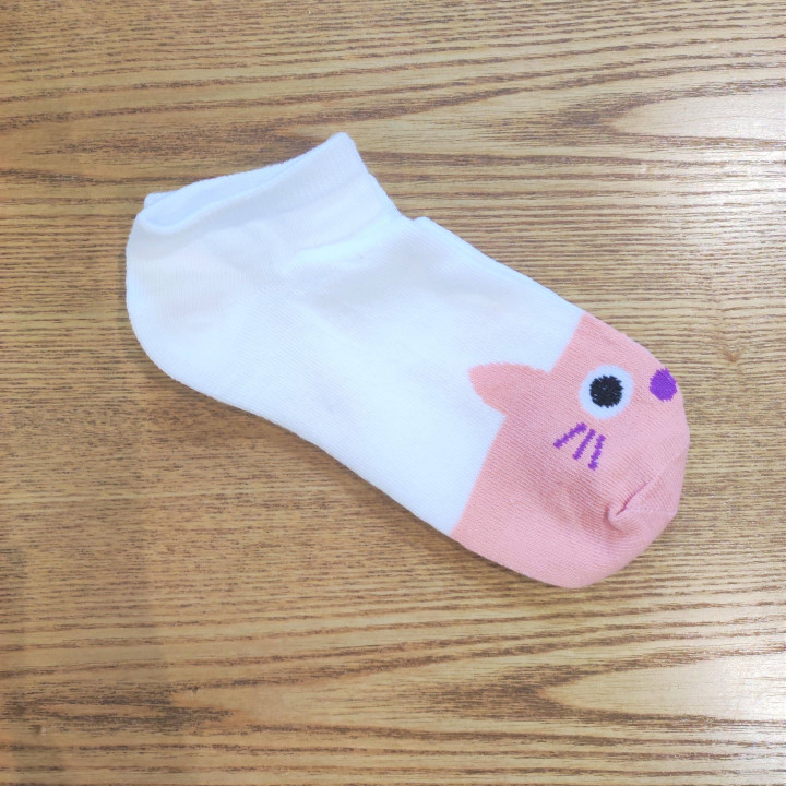 Lot e 5 Chaussettes Kawaii Chat Pinku