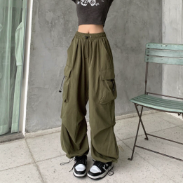 Pantalon Rétro Cargo Kaki