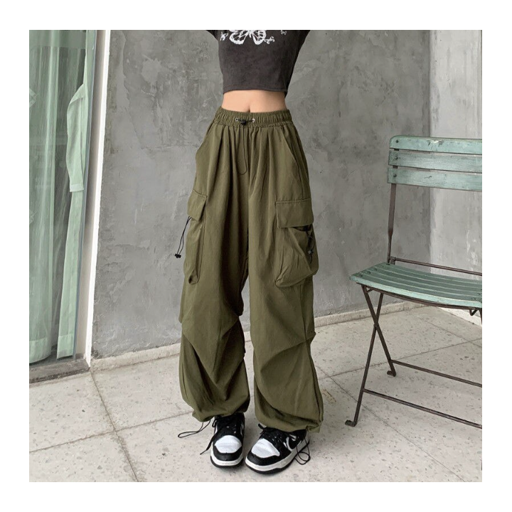 Pantalon Rétro Cargo Kaki