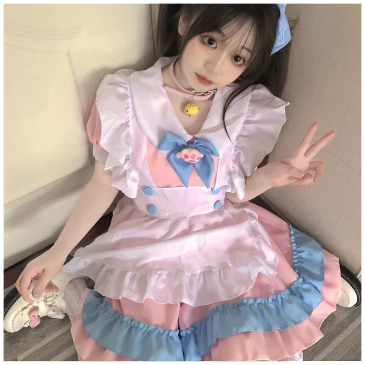 Vêtements japonais et coréens - Uniformes japonais et coréen - Cosplay Lolita Karafuru