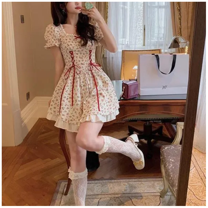 Robe à Fleurs Korusetto