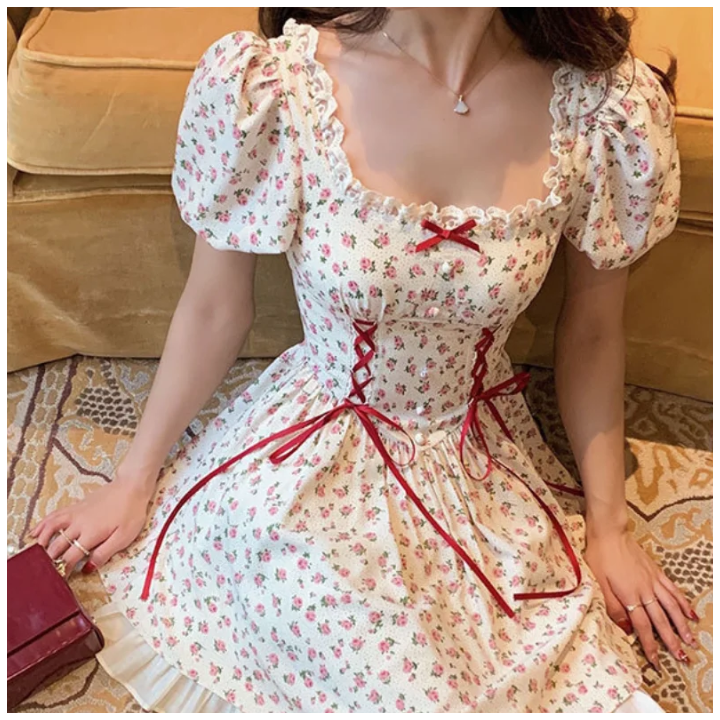 Robe à Fleurs Korusetto