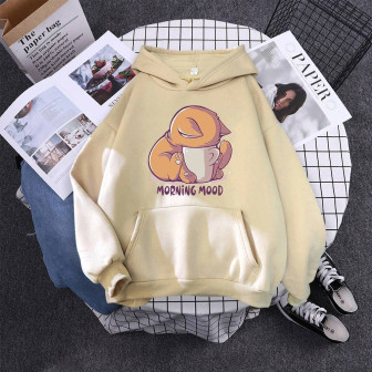 Vêtements japonais et coréens pour femmes -  Sweat à Capuche "Morning Mood"