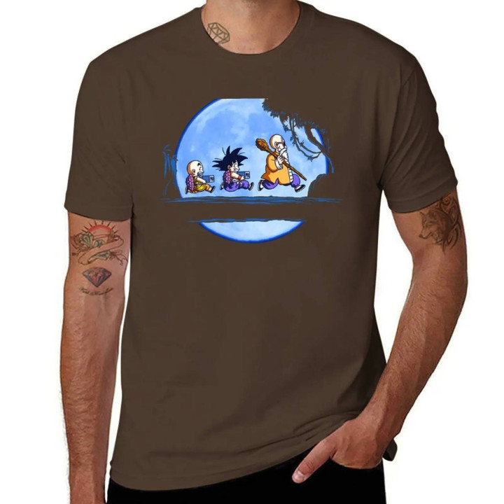 Vêtements japonais et coréens pour garçons - T-shirt japonais et coréens pour hommes - T-shirt DBZ Kyūto