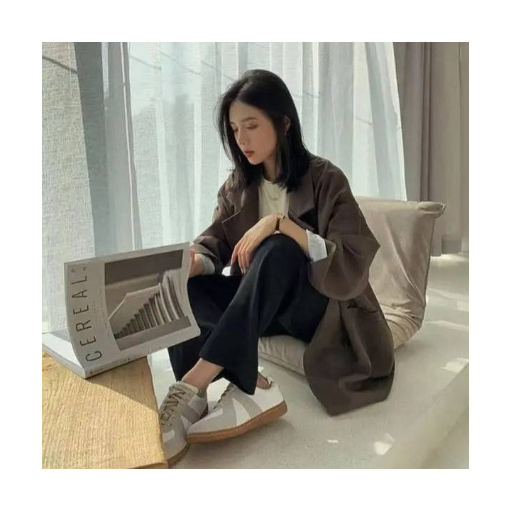 Vêtements japonais et coréens pour filles - Tops japonais et coréens pour femmes - Blazer Oversize Ōkina