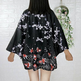 Vêtements japonais et coréens pour hommes - Kimonos japonais et coréens pour femmes - Kimono Yukata Kingyo