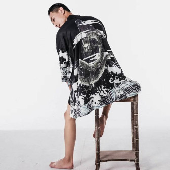 Vêtements japonais et coréens pour hommes - Kimono Dragon