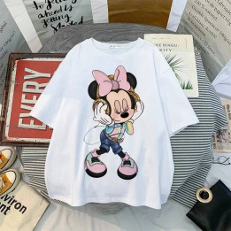 Vêtements japonais et coréens pour filles - T-Shirts japonais et coréens pour femmes - T-shirt Femme Minnie Style
