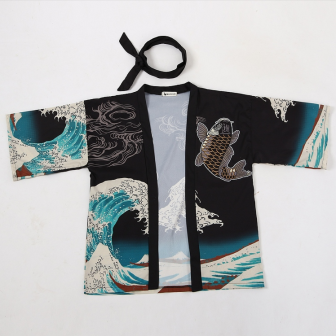 Vêtements japonais et coréens - Kimonos japonais et coréen - Kimono été femme carpe japonaise