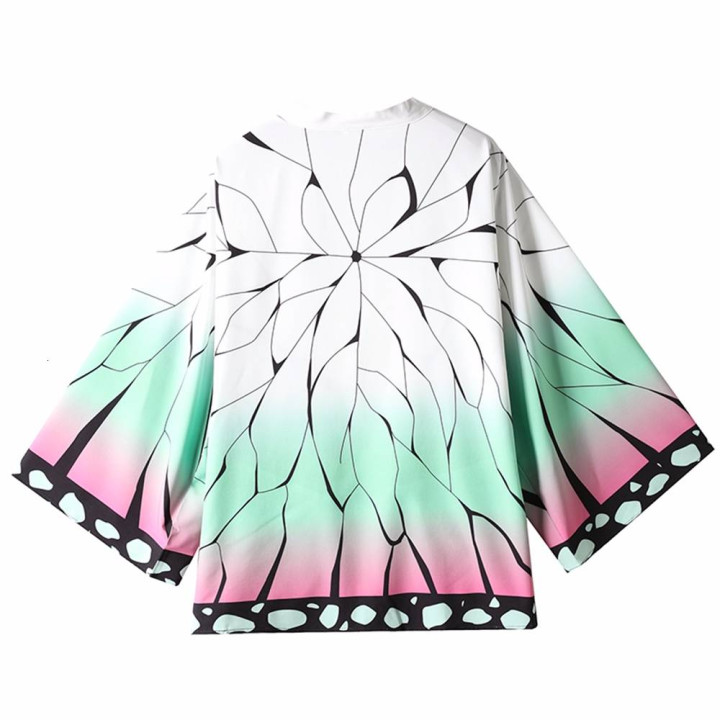 Vêtements japonais et coréens pour fille - Kimonos japonais et coréens pour femme - Kimono Shinobu Kochō - Demon Slayer
